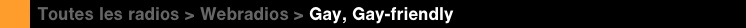 Webradios - Gay, Gay Friendly